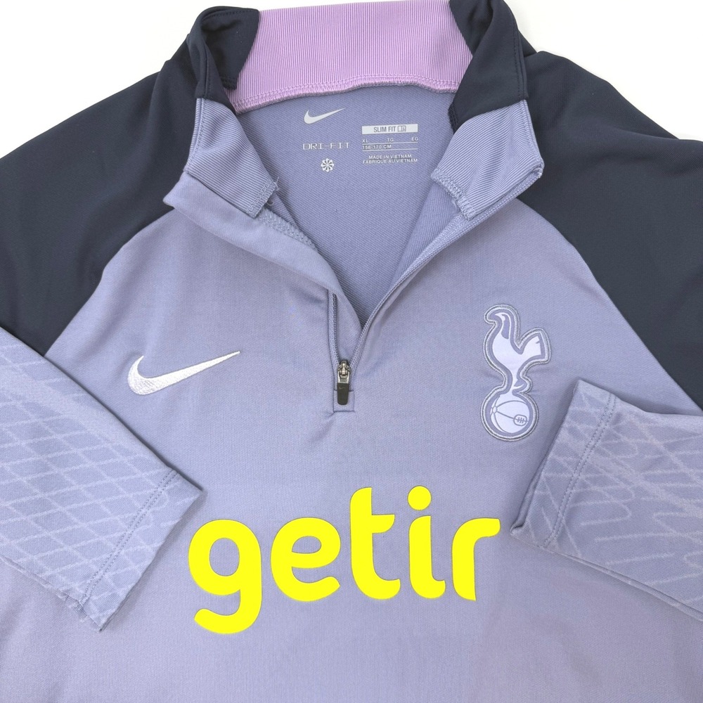 Nike Tottenham Hotspur Youth XL Dri-FIT Strike 1/4 Zip Training Top Purple